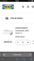 Ikea Schublade Komplement weiß 30246722 Schleswig-Holstein - Hardebek Vorschau