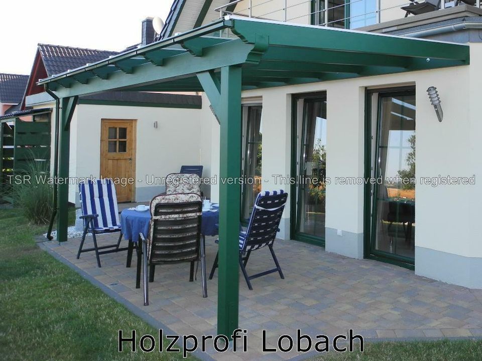 Terrassendach Carport Pergola Terrassenüberdach Holz Bausatz in Grevenbroich