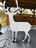 Hirsch LED Gartenfigur IP44 mit Jägermeister Artikel behängen Niedersachsen - Vechta Vorschau