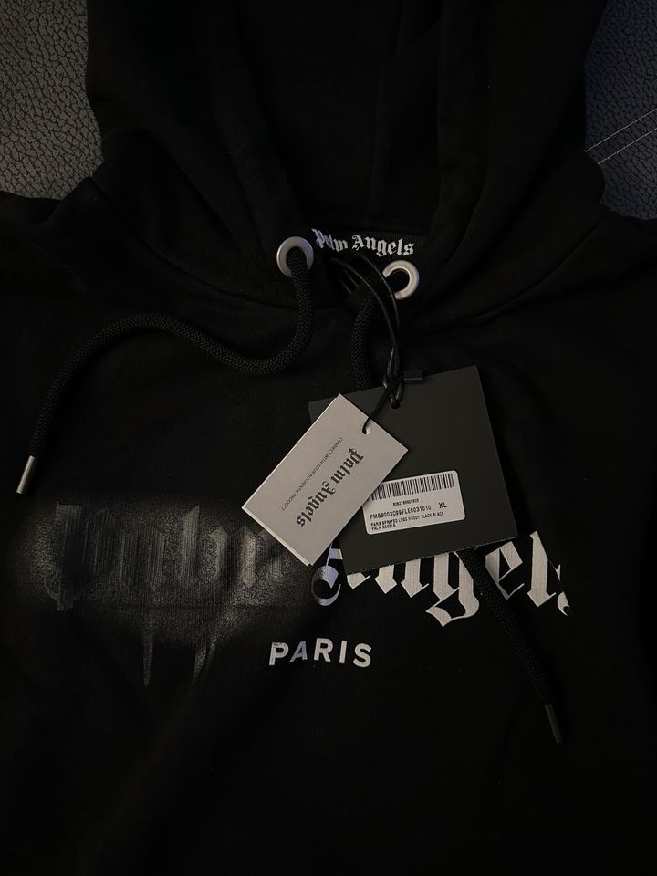 Palm Angels sprayed hoodie in Halle