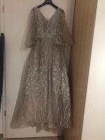 Silber Abendkleid Hochzeit Verlobung Henna Party Maxi Kleid Gr.M München - Moosach Vorschau