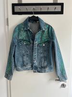 H&M Jeansjacke mit Pailetten  blau Damen Sachsen - Bautzen Vorschau