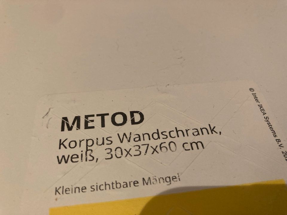 Ikea Metod Korpus 30x37 in Hofheim am Taunus