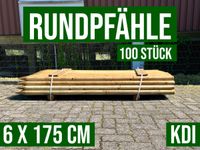 100 Pfähle Pfosten Holzpfahl Baumpfahl Rundpfahl - 6 x 175 cm KDI Nordrhein-Westfalen - Lennestadt Vorschau