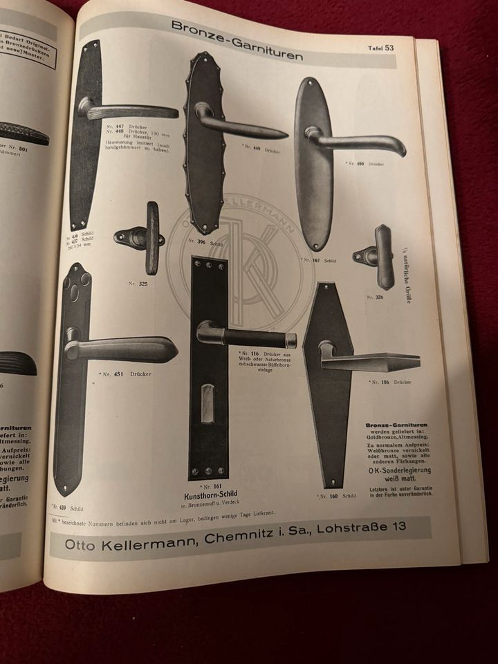 Antiker Katalog 1930 Otto Kellermann Eisenwaren/Werkzeuge rar ! in Leipzig