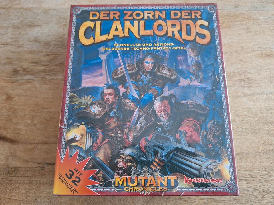 Der Zorn der Clanlords Brettspiel Mutant Chronicals verschweißt in Dortmund