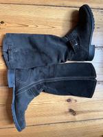 Görtz Wildlederstiefel Damen Gr. 40 mit Kunstfellfutter Mitte - Tiergarten Vorschau