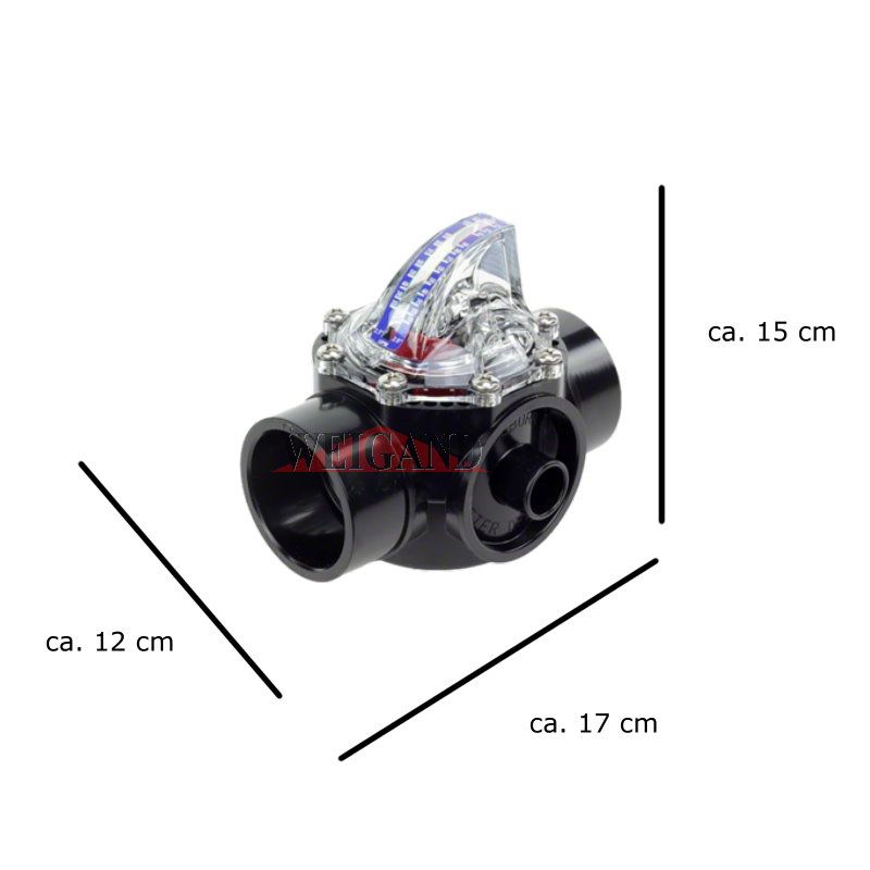 FLOW VIS DURCHFLUSSMESSER 50 mm 63 mm POOL SCHWIMMBAD in Dortmund