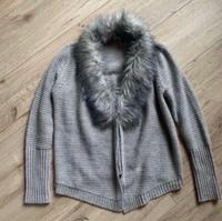 ONLY Strickjacke Weste Jacke grau mit Fellkragen NEU Bayern - Cham Vorschau