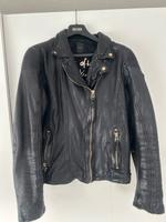 Lederjacke schwarz mit goldenen Details Gr.44 GIPSY -neuwertig Niedersachsen - Lingen (Ems) Vorschau