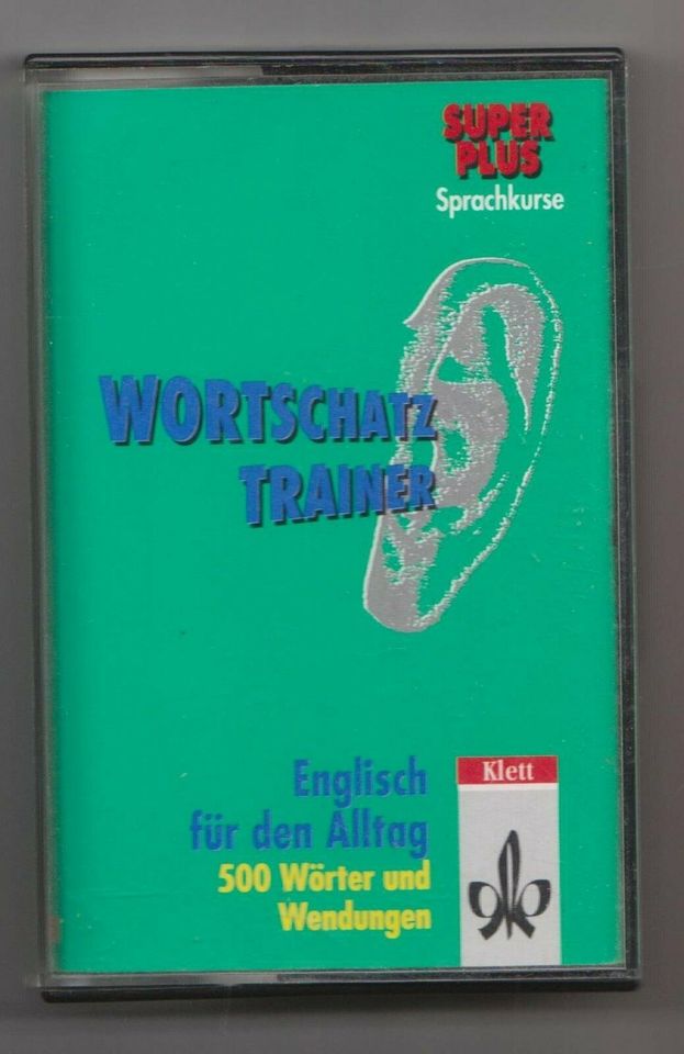 wortschatztrainer für den alltag englisch audio kassette in Bad Kösen