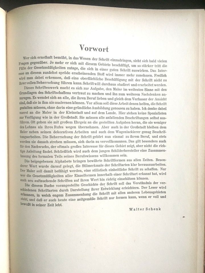 Buch „Die Schrift im Malerhandwerk“ 1950 in Leipzig