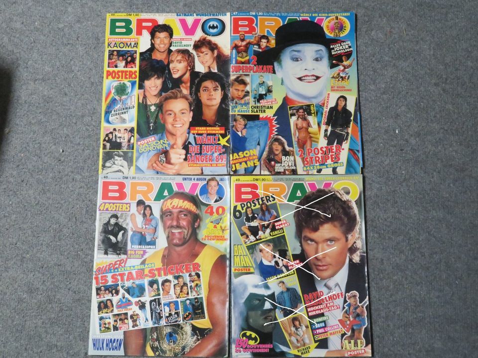 3 ) Bravo Heft Hefte Sammlung 1989 Sammler Rarität selten Retro in Krefeld