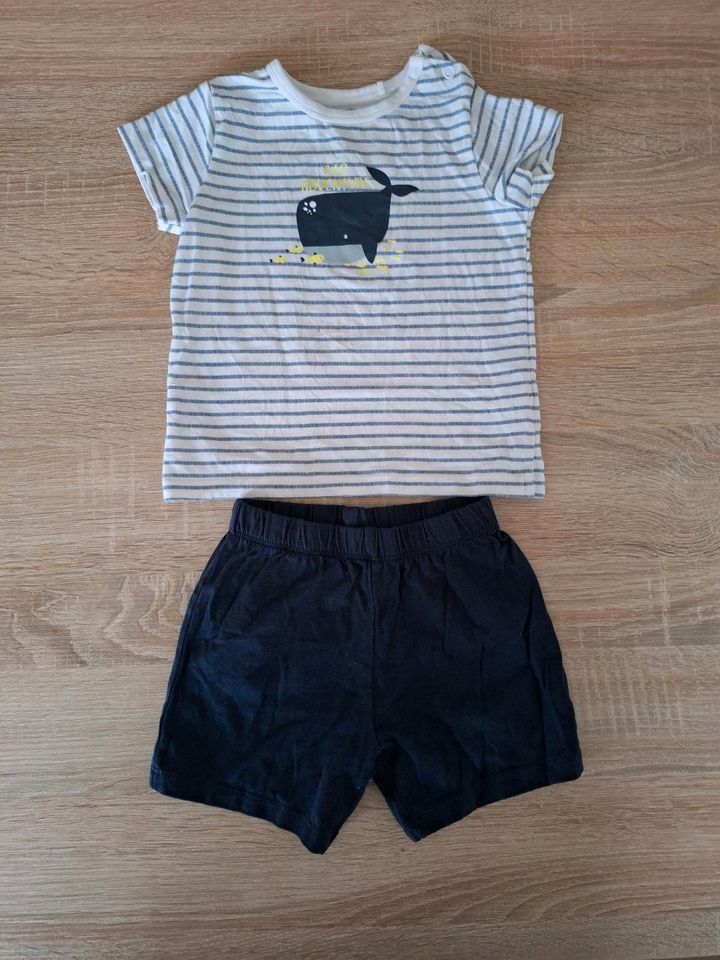 7 Teile Kurzes Set Paket 74/80 Hose Tshirt Baby Kleinkind Junge b in Göttingen