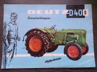 Deutz Schlepper Traktor Oldtimer Prospekt Broschüre Datenblatt Thüringen - Erfurt Vorschau