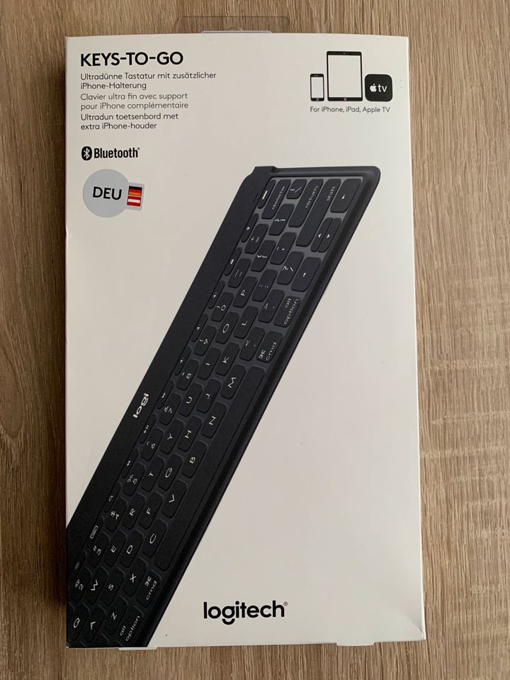 Logitech Keys-to-Go kabellose Tastatur, Bluetooth, Ultraleicht in Mörfelden-Walldorf