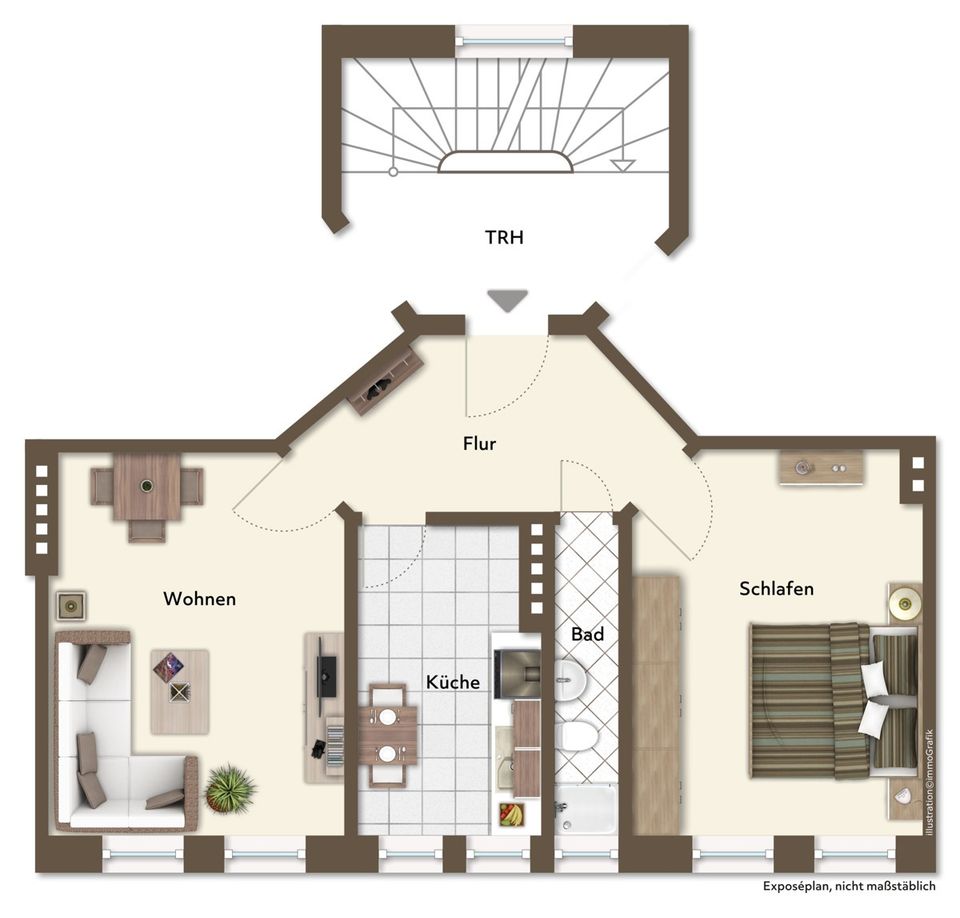 2-Zimmer-Altbauwohnung in Cuxhaven (vermietet) in Cuxhaven