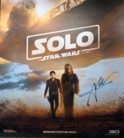 Solo Star Wars Story Poster Autogramm autograph Alden Ehrenreich Niedersachsen - Verden Vorschau