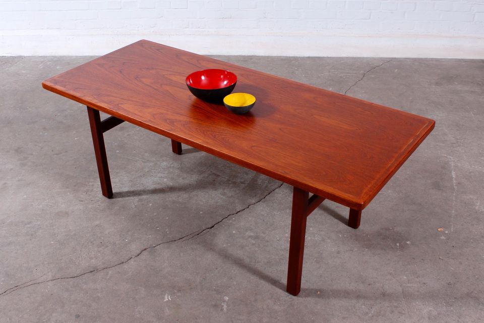 Vintage Teak Coffee Table Danish Design 50er 60er Hygge in Uslar