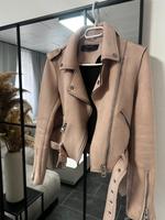 Zara Wildlederjacke Rosa gr. Xs Niedersachsen - Verden Vorschau