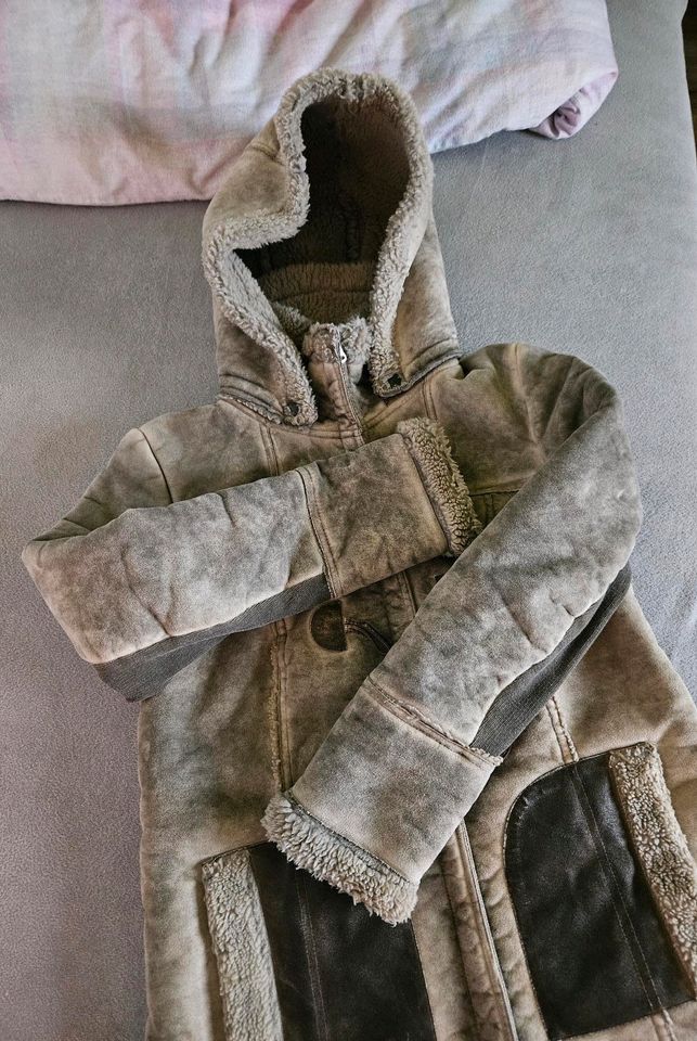 Damen Jacke Parka Mantel Teddy Vintage 42 in Syke