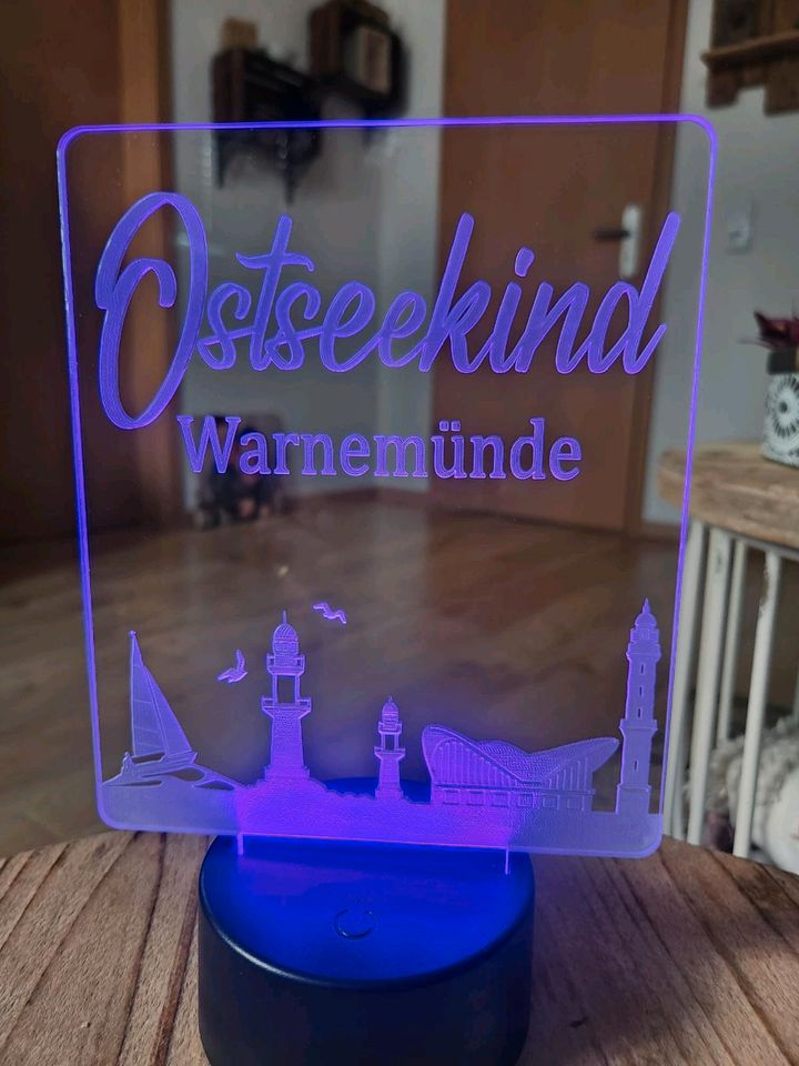 LED Lampe, Warnemünde, Nachtlicht, Deko in Osterweddingen