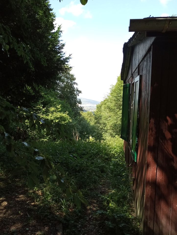 Jagdhütte, einsam, abgelegen Hütte, absolute Alleinlage im Wald in Oechsen