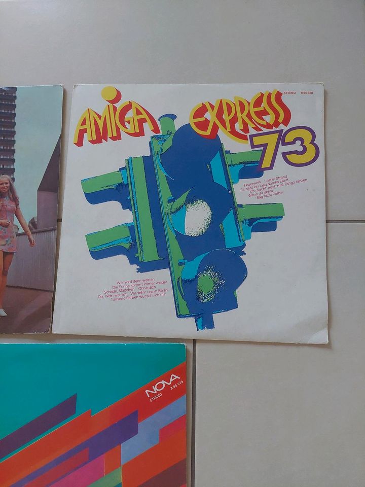 7x DDR Amiga Schallplatten Schlagerexpress u.a. aus den 70igern in Leipzig