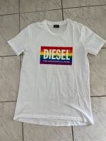 Diesel Damen T-Shirt, Gr. L, Weiß/bunter Aufdruck, Neu Niedersachsen - Braunschweig Vorschau