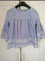 Blaue Bluse mit Spitzendetails Hessen - Marburg Vorschau