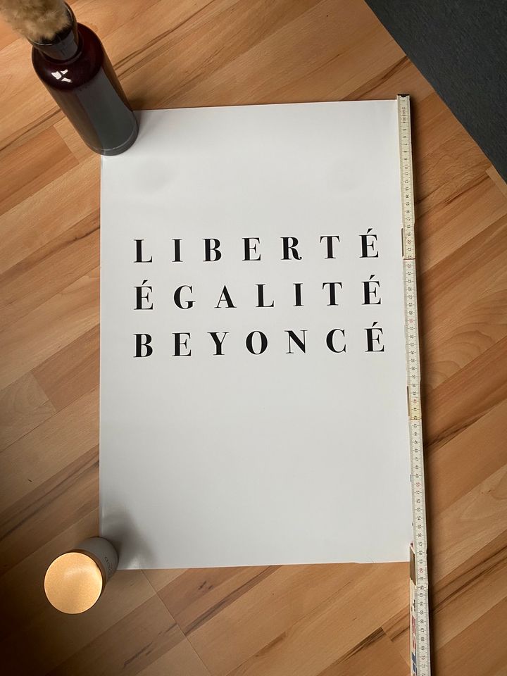 Poster Liberté, Égalité, Beyoncé 40x60cm in Hamburg