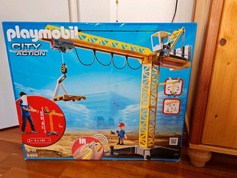 Playmobil Kran 5466, elektrisch ohne Kabel in Burghausen