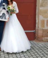 Wunderschönes Brautkleid Ivory cremeweiß A-Linie mit Pettycoat Bayern - Schwabach Vorschau