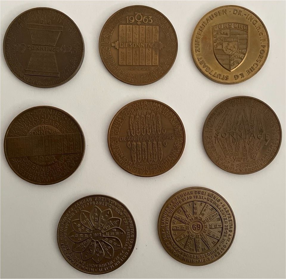 Porsche Kalendermünzen in Wuppertal