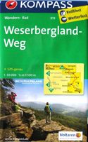 KOMPASS Wanderkarte Nr. 819 - Weserberglandweg Bielefeld - Heepen Vorschau