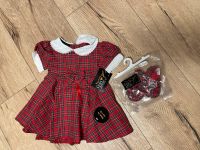 Kleid Karo rot schottisch mit Schuhen Neu Baby Mädchen  68 Nordrhein-Westfalen - Blankenheim Vorschau