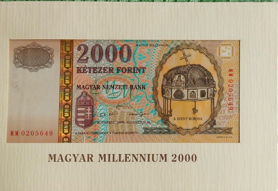2000 Forint Millenium in Leipzig