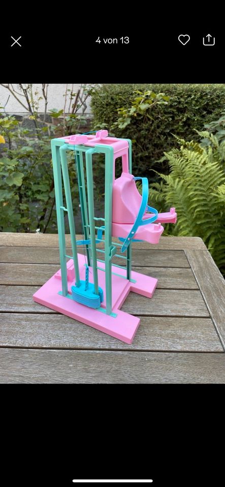 Barbie Workout Center Gym Fitness Vintage 1984 Mattel in Heppenheim (Bergstraße)