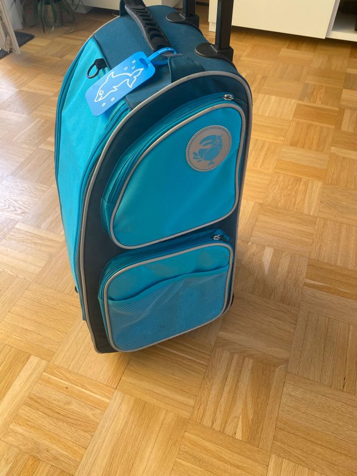 Koffer Kinderkoffer Schrankkoffer mit Kosmetiktasche von Jako-o türkis/blau in Nürnberg (Mittelfr)