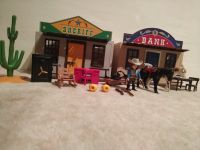 Playmobil Westernstadt 4398 Cowboy Sheriff Bank vollständig Baden-Württemberg - Herbrechtingen Vorschau