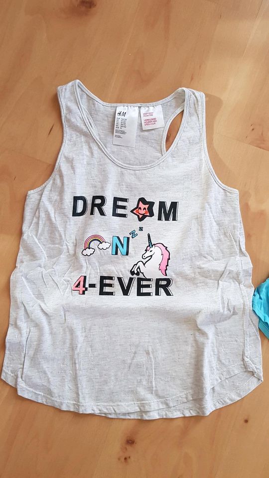 Schlafanzug Sommer Gr. 146/152 ❤Einhorn❤ Dream ☆H&M☆ in Bad Kreuznach