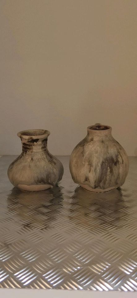 Hochwertiges 2 teiliges Keramik Set Steinkrug und kleine Vase in Dortmund