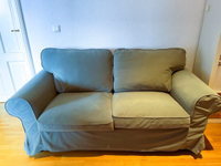 EKTORP 2er-Sofa, Hakebo graugrün von IKEA, neuwertig Leipzig - Leipzig, Zentrum Vorschau