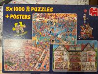 Jan van hasteren Puzzle 3x 1.000 teile combi Niedersachsen - Vögelsen Vorschau