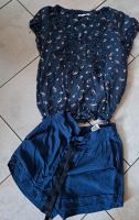 Damen 2-Teiler Bluse + Shorts  Gr. S/34 marine Bayern - Eitting Vorschau