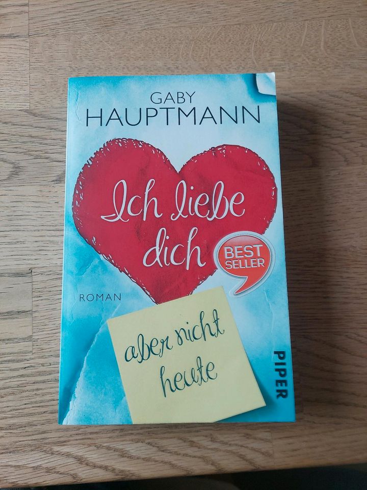 Taschenbuch Gaby Hauptmann "Ich liebe dich, aber nicht heute" in Rahden