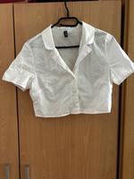 Weißes Sommer Shirt mit Knöpfen Schleswig-Holstein - Reinbek Vorschau