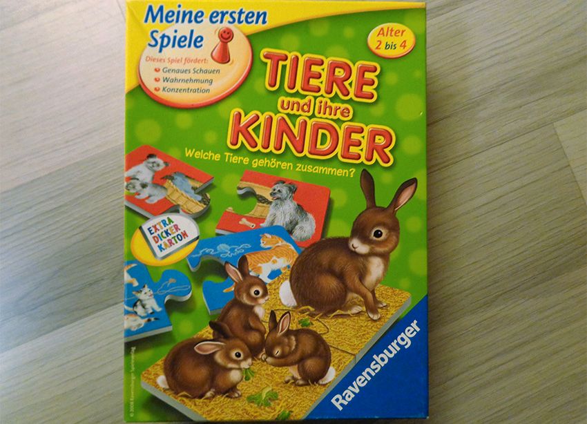 Tiere und ihre Kinder  Ravensburger  Meine ersten Spiele  NP 14€ in Wolfstein