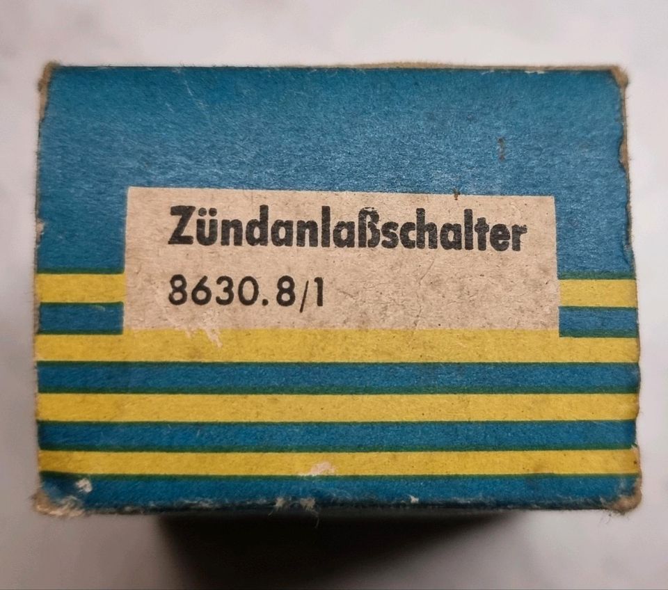 Zündanlassschalter 8630.8/1 Wartburg P 353 Zündanlaßschalter in Zittau