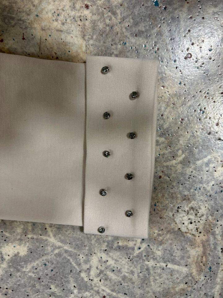 Massimo Dutti Shirt xs beige nude mit steinchen ungetragen in Ahlen
